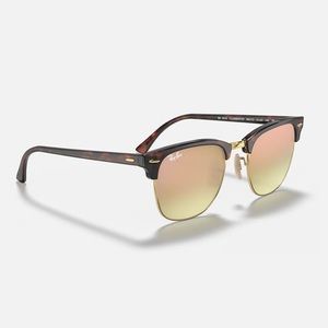 Ray-Ban Clubmaster sunglasses, copper flash gradient